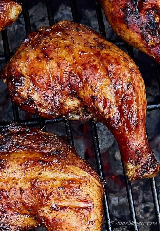 BBQ Chicken Leg Platter