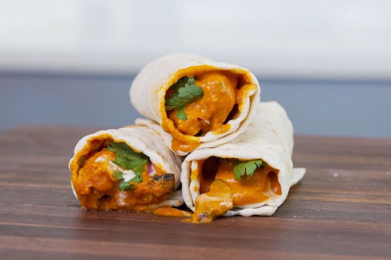 Butter Chicken Wrap