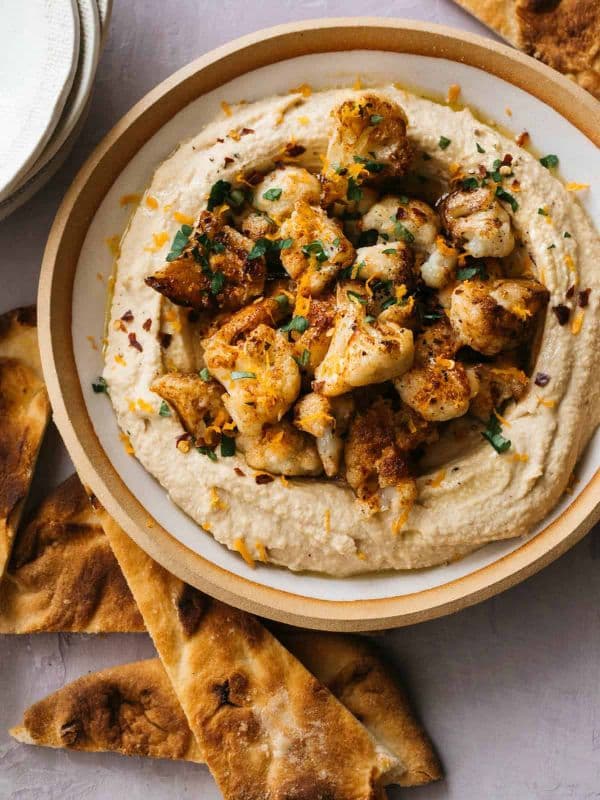 Cauliflower and Hummus