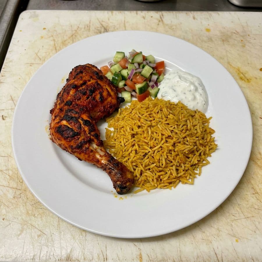 Tandoori Chicken Leg Platter